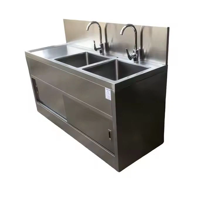 High quality Stainless Steel Medical Sink With Drip-rack